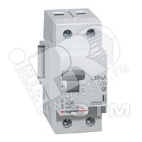 Выключатель дифференциального тока (УЗО) 2п 40А 30мА TX3 АC