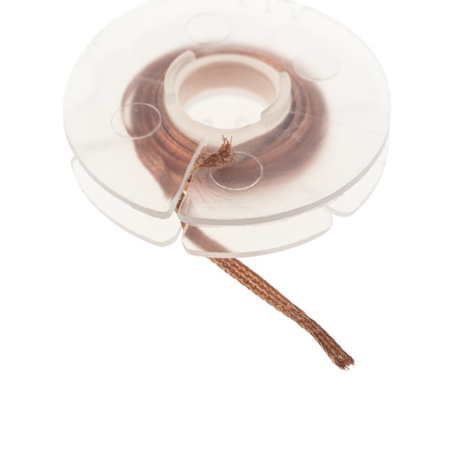 Оплетка для удаления припоя, медная, 1,5мм x 1,5м REXANT Оплетка для удаления припоя, медная, 1,5мм x 1,5м REXANT