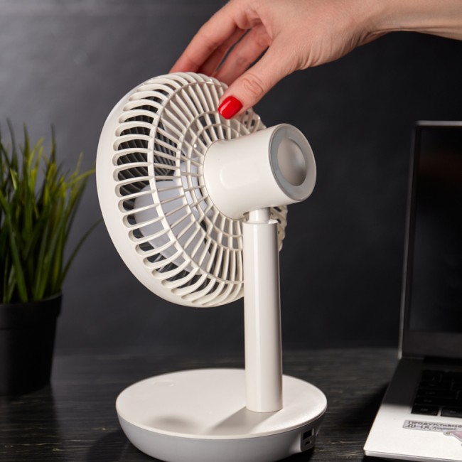 Вентилятор настольный USB, белый, 6 Вт