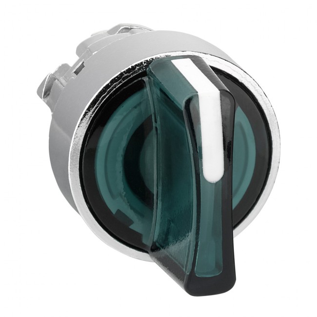 Головка кнопки зеленая для переключателя с ручкой 3п Головка кнопки зеленая для переключателя с ручкой 3п