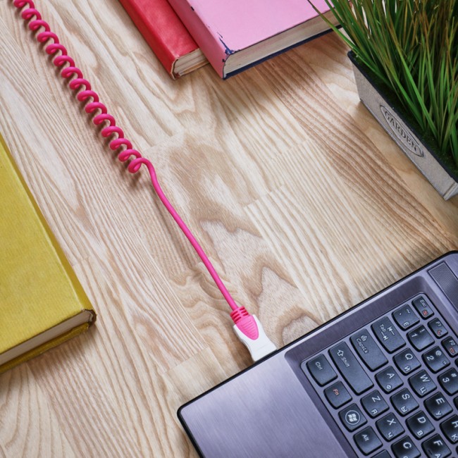 Шнур HDMI - HDMI 1.4, 2м, Gold, витой, розовый REXANT