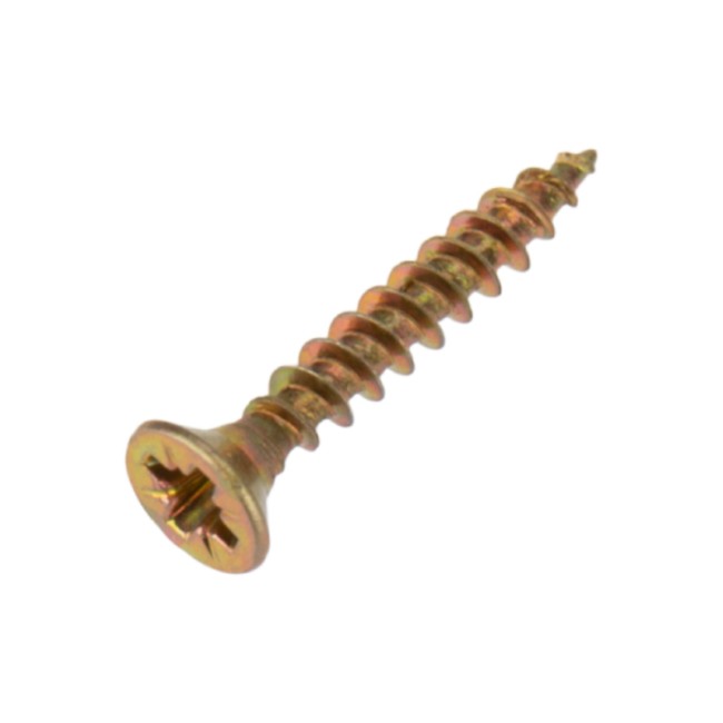 Саморез универсальный 3х20, желтый цинк, короб (200 шт/уп) KRANZ 