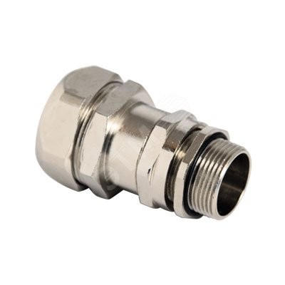 Муфта металлорукав-коробка DN 15 с уплотнением кабеля IP68 М12х15 D=5 - 9мм