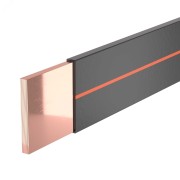 Гибкая шина в ПВХ изоляции, 6x15,5x0,8мм, ном. ток 400А, длина 2 метра