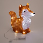 Акриловая светодиодная фигура Лисенок 28х15х26 см, батарейки 2хAA (не входят в комплект), 30 светодиодов NEON-NIGHT Акриловая светодиодная фигура Лисенок 28х15х26 см, батарейки 2хAA (не входят в комплект), 30 светодиодов NEON-NIGHT