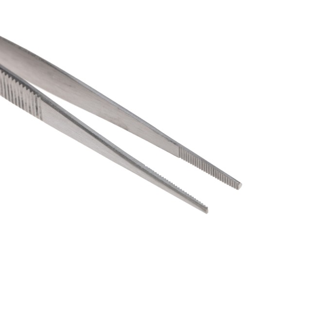 Пинцет прямой, узкий, рифленый 145мм ПРОФИ Пинцет прямой, узкий, рифленый 145мм ПРОФИ