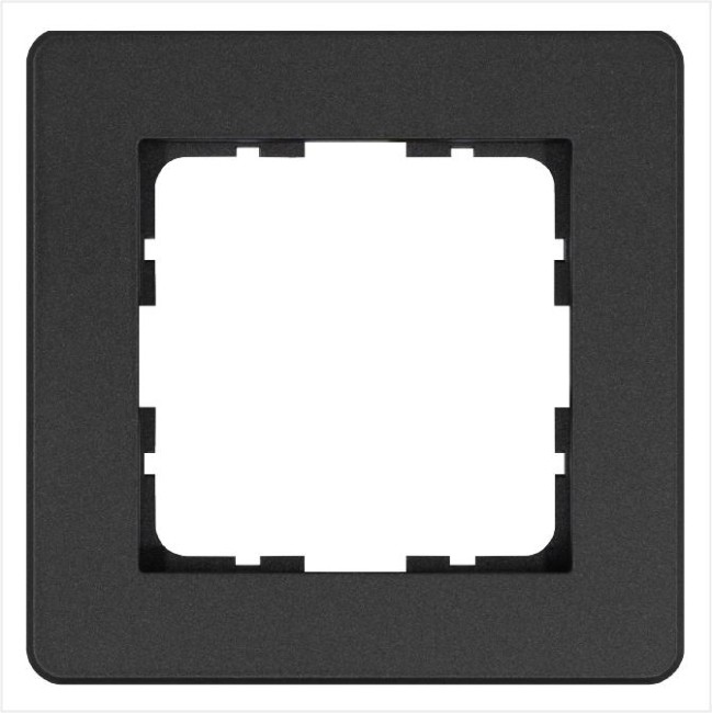 Рамка 1-м G-Flex антрацит Jasmart G1101B Рамка 1-м G-Flex антрацит Jasmart G1101B