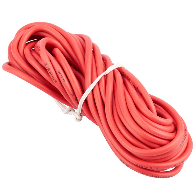 Провод автомобильный ПГВА/ПВАМ REXANT 1х2,50 мм красный, мини-бухта 5 метров