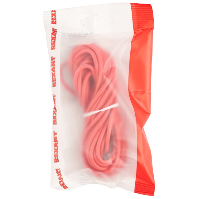 Провод автомобильный ПГВА/ПВАМ REXANT 1х2,50 мм красный, мини-бухта 5 метров