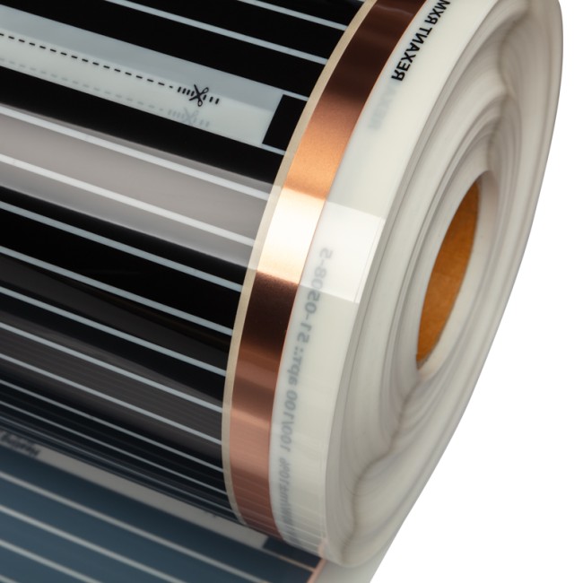 Пленочный теплый пол RXM 308 220Вт/м², ширина 80см, толщина 0,338мм  REXANT  