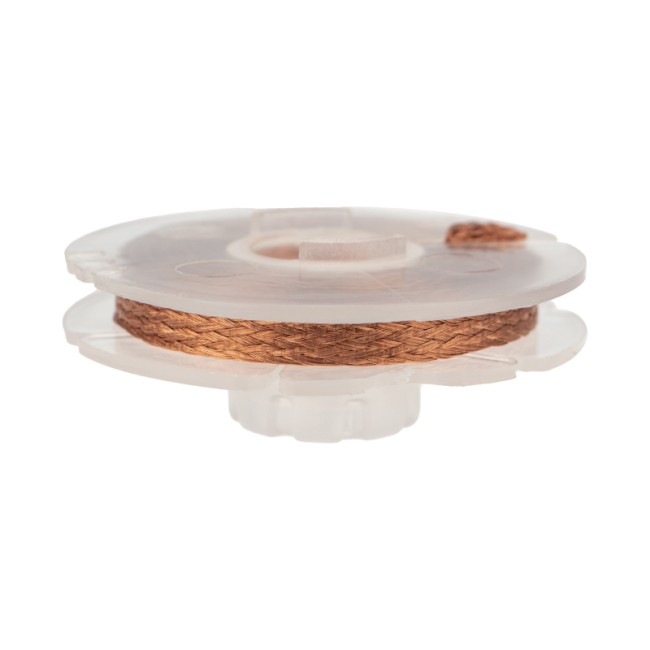 Оплетка для удаления припоя, медная, 3,0мм x 1,5м REXANT Оплетка для удаления припоя, медная, 3,0мм x 1,5м REXANT