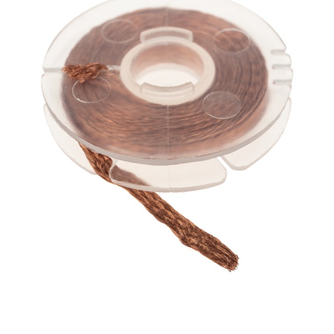 Оплетка для удаления припоя, медная, 3,0мм x 1,5м REXANT Оплетка для удаления припоя, медная, 3,0мм x 1,5м REXANT