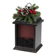 Светодиодный камин Рождество с эффектом живого огня 15х14х26см, батарейки 2хС (не в комплекте) и USB, бронзовый NEON-NIGHT Светодиодный камин Рождество с эффектом живого огня 15х14х26см, батарейки 2хС (не в комплекте) и USB, бронзовый NEON-NIGHT