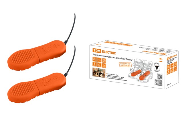 Электрическая сушилка для обуви "Тайга", 12 Вт, раздвижная, провод 140 см, TDM Электрическая сушилка для обуви "Тайга", 12 Вт, раздвижная, провод 140 см, TDM