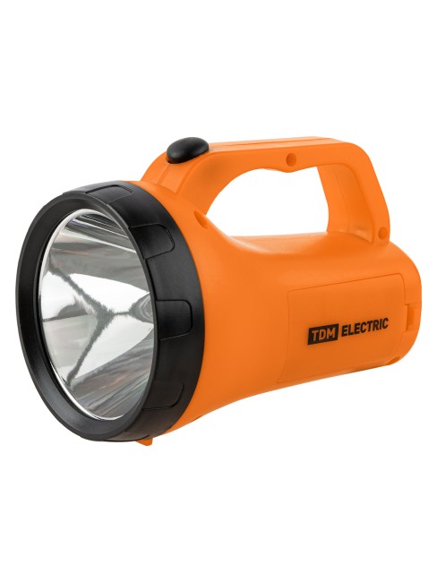 Фонарь светодиодный "Прожектор 5", 3 Вт LED+12 SMD, бат. 3*АА, TDM Фонарь светодиодный "Прожектор 5", 3 Вт LED+12 SMD, бат. 3*АА, TDM