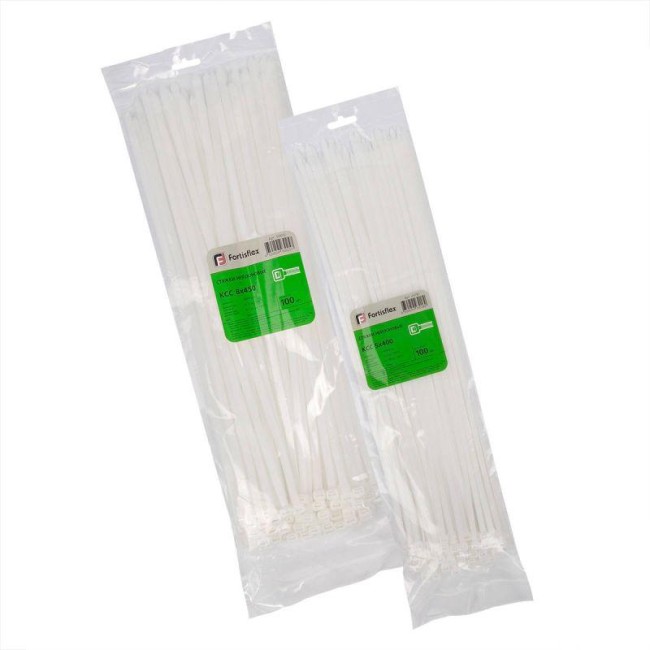 Хомут кабельный КСС 3х150 нейл. бел. (уп.100шт) Fortisflex 49393