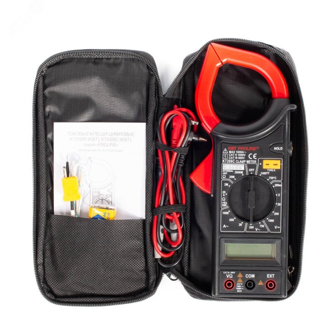 Токовые клещи цифровые KT 266C PROLINE Токовые клещи цифровые KT 266C PROLINE