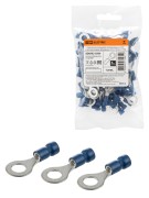 Наконечник кольцевой изолированный НКИ с легким вводом проводника 2,5-6 (100 шт.) TDM Наконечник кольцевой изолированный НКИ с легким вводом проводника 2,5-6 (100 шт.) TDM