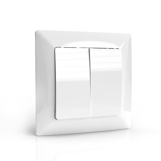 Выключатель 2-кл. СП AVA 10А IP20 в сборе бел. TOKOV LIGHT TKL-AV-V2F-C01 Выключатель 2-кл. СП AVA 10А IP20 в сборе бел. TOKOV LIGHT TKL-AV-V2F-C01