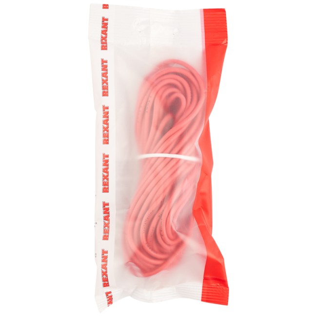 Провод автомобильный ПГВА/ПВАМ REXANT 1х2,50 мм красный, мини-бухта 10 метров