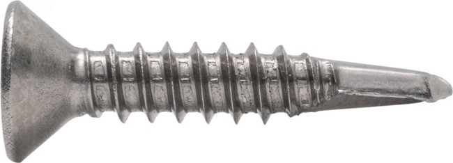Саморез с потайной головкой с буром DIN 7504O  4,2x19 A2