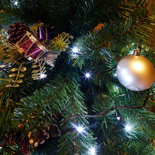 Гирлянда Твинкл Лайт 15 м, темно-зеленый ПВХ, 120 LED, цвет белый Гирлянда Твинкл Лайт 15 м, темно-зеленый ПВХ, 120 LED, цвет белый