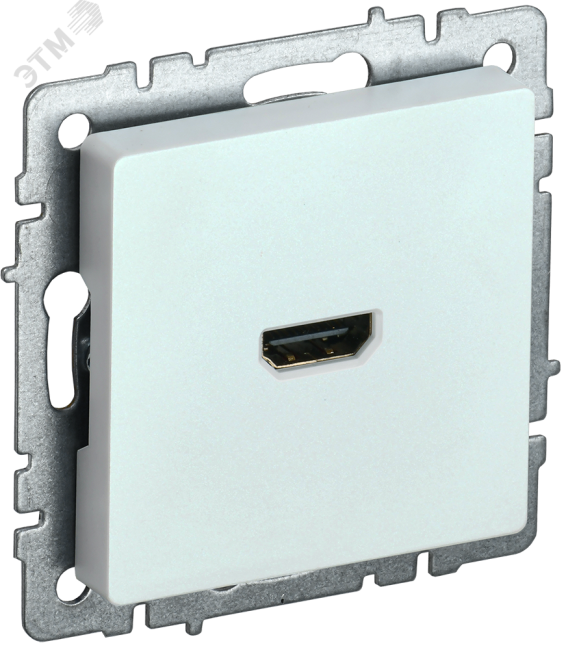 BRITE Розетка HDMI РHDMI-0-БрЖ жемчуг