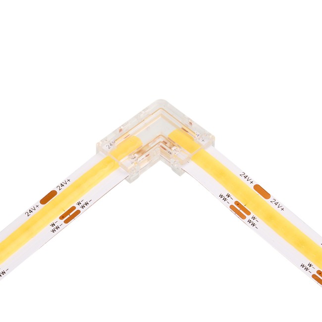 Коннектор WOLTA WLS-3PIN-CCT-COB-10MM-L угловой для ленты COB CCT шириной 10мм, комплект 3шт. Коннектор WOLTA WLS-3PIN-CCT-COB-10MM-L угловой для ленты COB CCT шириной 10мм, комплект 3шт.