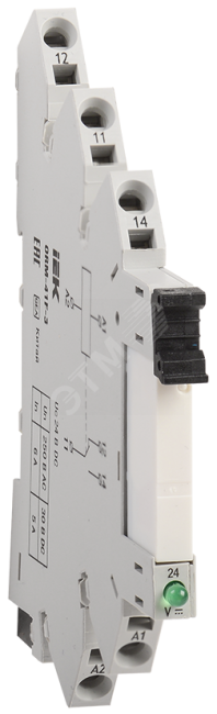 Интерфейсное реле ORM 3. 1NO+1NC. 12/24В DC