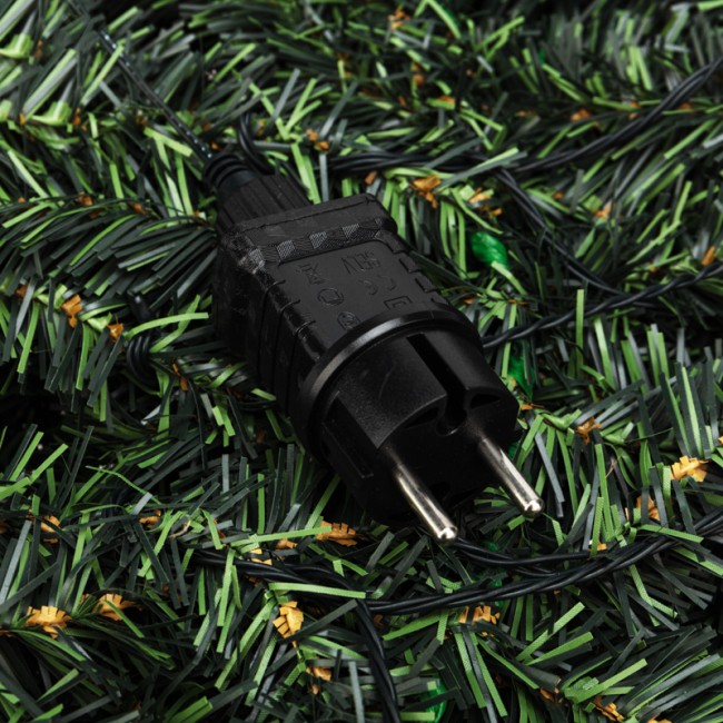 Еловый шлейф искусственный 2,7 м Теплое белое свечение 80 LED Еловый шлейф искусственный 2,7 м Теплое белое свечение 80 LED