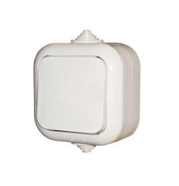 Выключатель 1-кл. ОП 10А IP44 бел. БЕЛТИЗ А1 10-001 Выключатель 1-кл. ОП 10А IP44 бел. БЕЛТИЗ А1 10-001