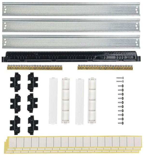 Корпус ЩРВ-П-54 TEKFOR IP41 черн. прозр. дверь пластик. IEK TF5-KP12-V-54-41-K01-K03