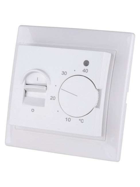 Термостат для теплых полов ТТП 16А 250В с датчиком 3м "Таймыр" белый TDM Термостат для теплых полов ТТП 16А 250В с датчиком 3м "Таймыр" белый TDM