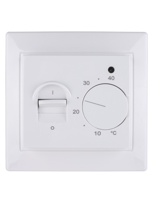 Термостат для теплых полов ТТП 16А 250В с датчиком 3м "Таймыр" белый TDM Термостат для теплых полов ТТП 16А 250В с датчиком 3м "Таймыр" белый TDM