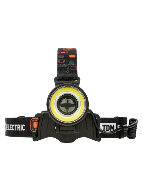 Фонарь «Налобный 12» аккум., 5 Вт CREE+3 Вт COB, Li-Ion 3,7 В 2x18650 2,4 А*ч, 650 лм, USB, TDM Фонарь «Налобный 12» аккум., 5 Вт CREE+3 Вт COB, Li-Ion 3,7 В 2x18650 2,4 А*ч, 650 лм, USB, TDM