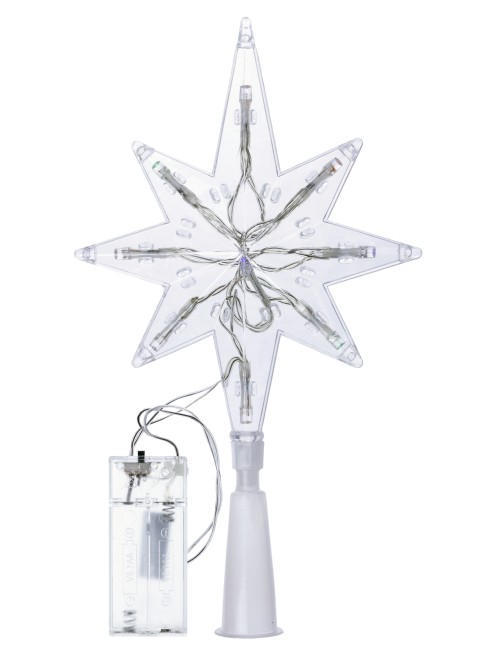 Декоративный элемент на ёлку светодиодный "Звезда" 9LED, 20см, мультиколор, 2хAA , TDM Декоративный элемент на ёлку светодиодный "Звезда" 9LED, 20см, мультиколор, 2хAA , TDM