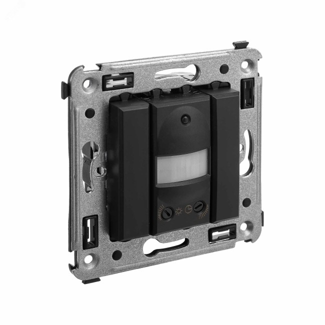 Датчик движения в стену, ''Avanti'', ''Черный матовый''