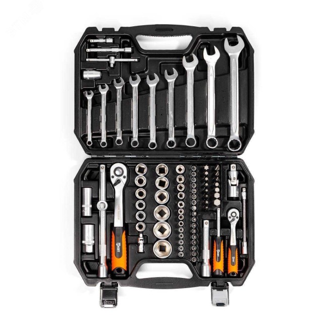 Набор автоинструмента 1/2 и 1/4. 82 предмета НАИ-06/82