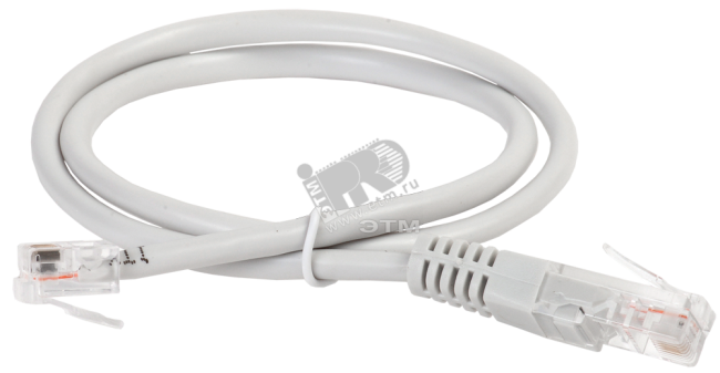 Патч-корд ITK категория 5е RJ45-RJ12 1.5м PVC серый