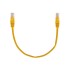 Патч-корд U/UTP, CAT 5e, RJ45-RJ45, 26AWG, LSZH, желтый, 0,3м  REXANT