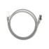 Патч-корд S/FTP CAT 6A (10G), RJ45-RJ45, 28AWG, LSZH, серый, 1м REXANT