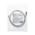 Патч-корд S/FTP CAT 6A (10G), RJ45-RJ45, 28AWG, LSZH, серый, 1м REXANT