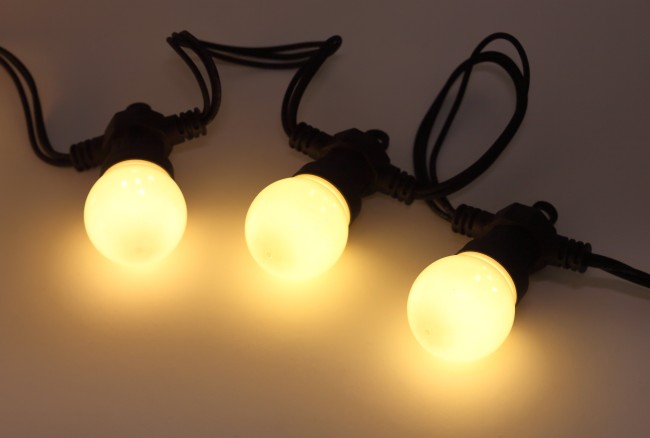 Гирлянда  Белт Лайт набор 5 м ERABL-WS5  , 15 LED ламп (шаг 30 см), теплый свет, 220 В, каучук ЭРА