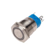 Кнопка антивандальная Ø19 250В Фикс (5с) ON-OFF/OFF-ON подсв/красная REXANT Кнопка антивандальная Ø19 250В Фикс (5с) ON-OFF/OFF-ON подсв/красная REXANT