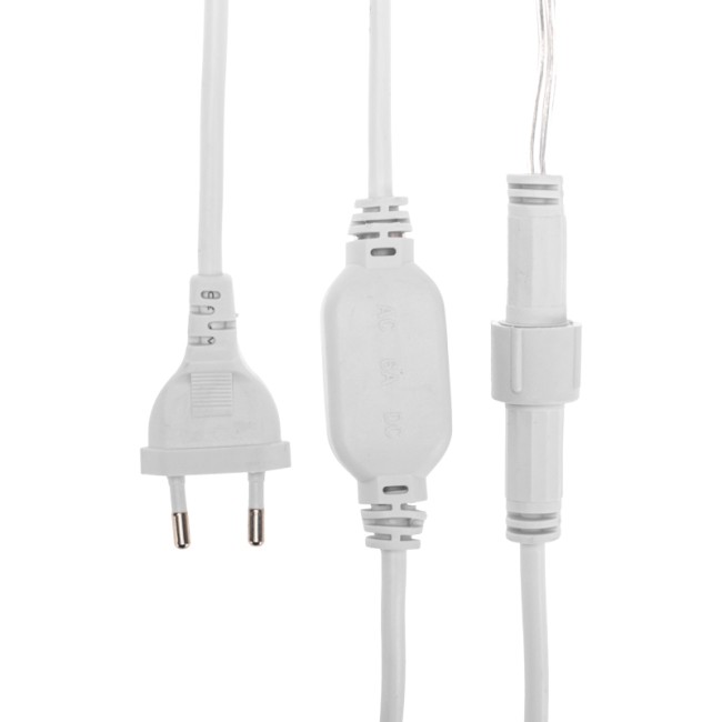 Гирлянда Светодиодный Дождь 2x0,8м, прозрачный провод, 230 В, диоды Белые (шнур питания в комплекте) Гирлянда Светодиодный Дождь 2x0,8м, прозрачный провод, 230 В, диоды Белые (шнур питания в комплекте)