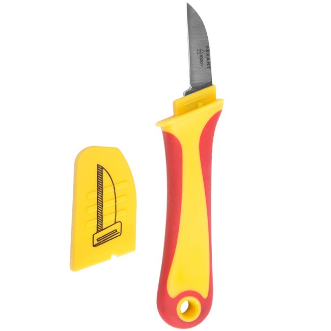 Нож монтажника, нержавеющая сталь, прямое лезвие REXANT Нож монтажника, нержавеющая сталь, прямое лезвие REXANT