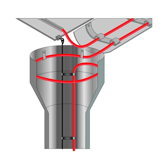 Кабель греющий саморегулирующийся POWER Line 30SRL-2CR, 9м/270Вт REXANT Кабель греющий саморегулирующийся POWER Line 30SRL-2CR, 9м/270Вт REXANT