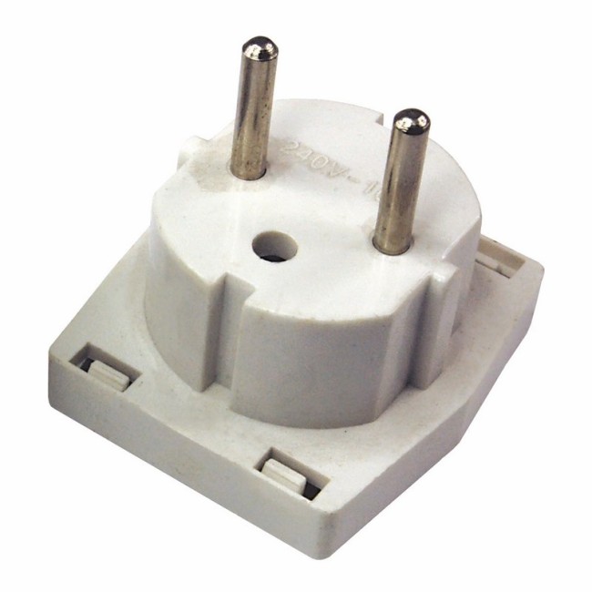 Адаптер сетевой (переходник) с универсальной на Евро вилку F/C2 «Квадрат» 10А б/з белый REXANT Адаптер сетевой (переходник) с универсальной на Евро вилку F/C2 «Квадрат» 10А б/з белый REXANT