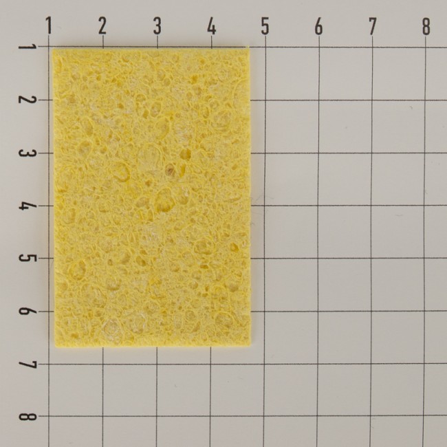 Губка для очистки паяльного жала 56x36 мм REXANT Губка для очистки паяльного жала 56x36 мм REXANT