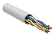 Кабель витая пара U/UTP кат.5E 4х2х24AWG solid LSZH бел. (м) GENERICA BC1-C5E04-128-305-G Кабель витая пара U/UTP кат.5E 4х2х24AWG solid LSZH бел. (м) GENERICA BC1-C5E04-128-305-G
